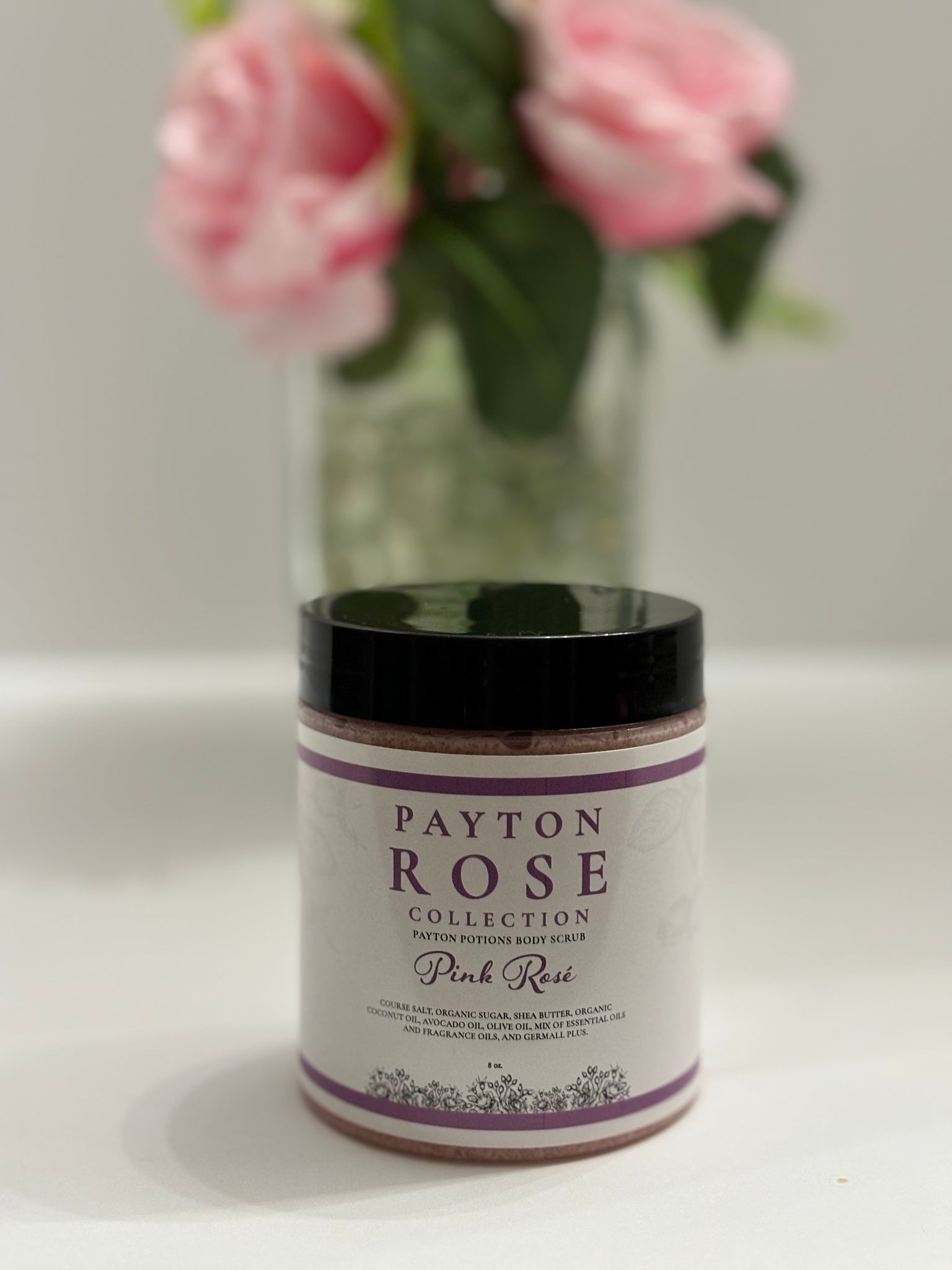 Pink Rose' Body Scrub