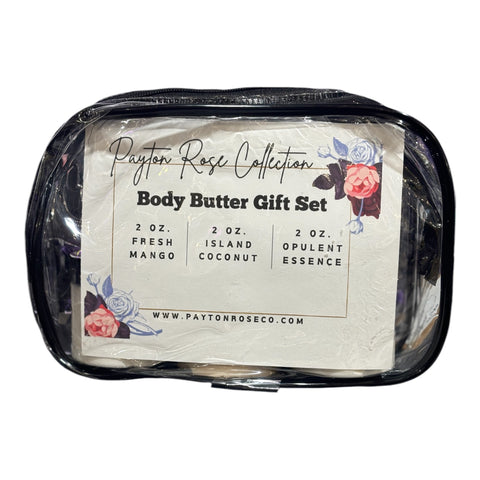 Body Butter Gift Set - Fresh Mango, Island Coconut, Opulent Essence