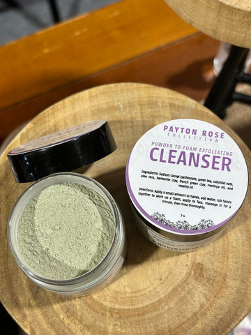 Powder to Foam exfoliating cleanser